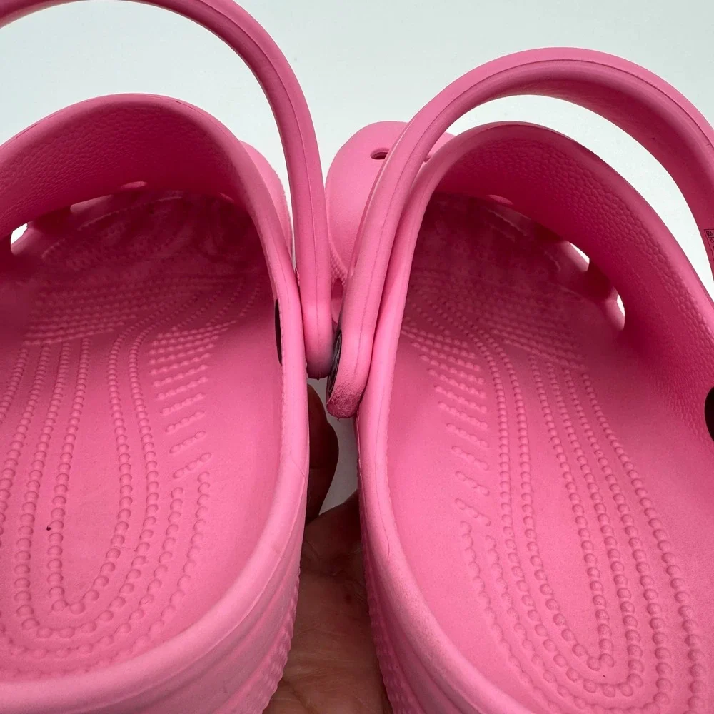 Crocs Classic Clog Barbiecore Summer Water Friendly Kids J5 Pink Flexible Light